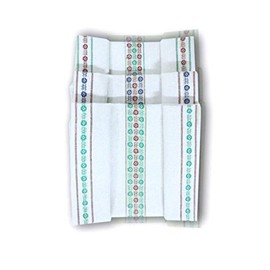 techtex Flower Stripe Kitchen, Tea/Dish & Glass Towels, pack of 1 towel, 100% Cotton, Size 50 × 70cm.