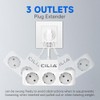 CILIA Multipurpose Power Socket 2000W 10/16A AC 230V White and