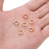 18K Gold Plated Pearl Removable Clasps 7x10mm Hole Ring Size