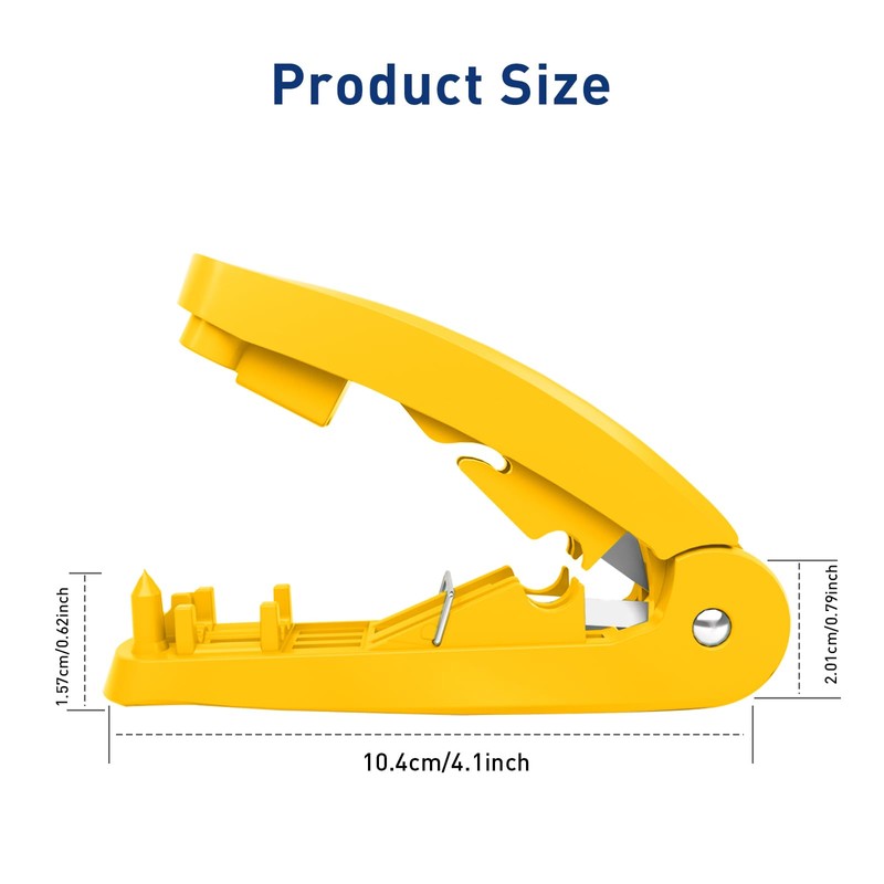 4-in-1 RJ45 Cable Stripper - Wire Stripper Tool Wire Straightener