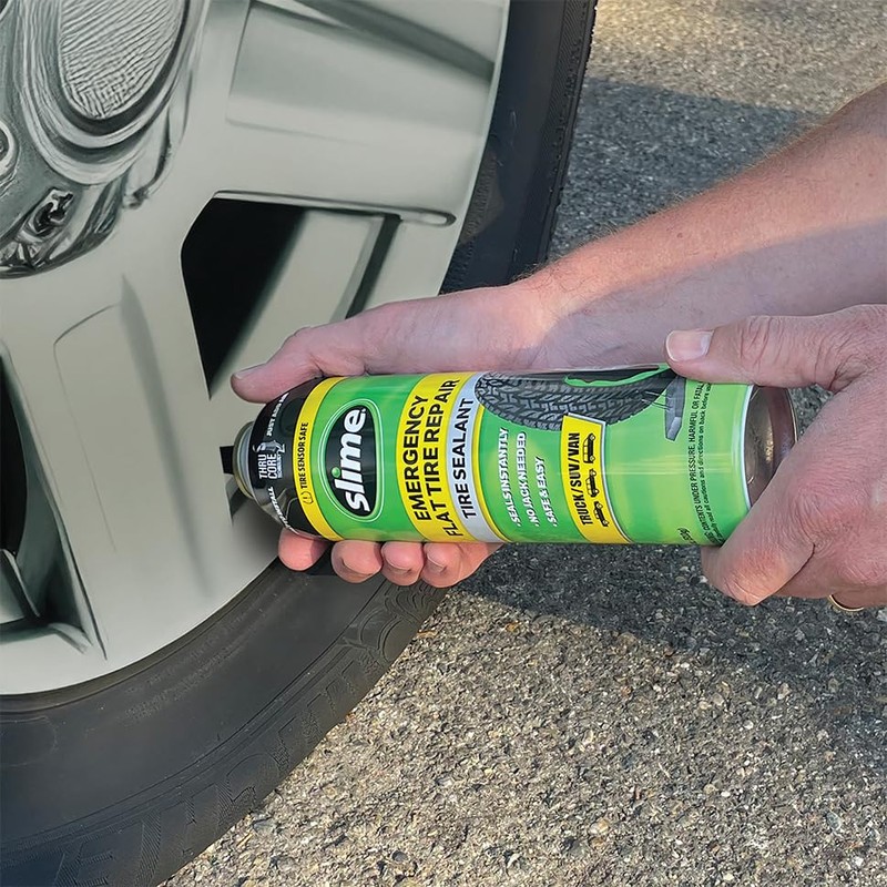 Slime 60187 Flat Tire Puncture Repair Sealant, Emergency Repair for