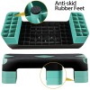 Segawe 27" Aerobic SteperExercise Non-Slip Surface Platform Stepper Adjustable 4"-8"
