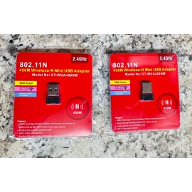 RealTEK 2x N 300Mbps Mini Wireless USB Wifi Adapter LAN Antenna Network 802.11n/g/b Nano
