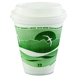 Dart 12J16H 12 oz Horizon Foam Cup (Case of 1000)