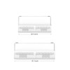 DDongdongqiang Adjustable AC Air Flow Deflector, Air Conditioner Deflector, Mini