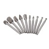 10 Pcs Rotary File Fast Chip Cutting Grinder Bit High