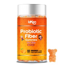 Probiotic Gummies with Prebiotics – 60 Orange Flavour Gummies – Bacillus Coagulans 2.5 Billion CFU & Inulin – Daily Gut Health & Immune Support for Kids Vegan, Non-GMO, Gluten Free (Orange)