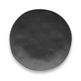 Natural Dishwasher-Safe Tableware TT20744176 Matte Black Medium Plate, Salad Plate, Steak Plate, 8.7 inches (22 cm), Outdoor Tableware, Lightweight, Lightweight, Birthday Gift, Women, Catering, Black,