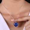GemInspire Amethyst Heart Necklace for Women, Gemstone Pendant Necklace, Heart