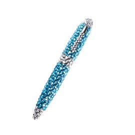 Rhinestone Pen (Light Blue)