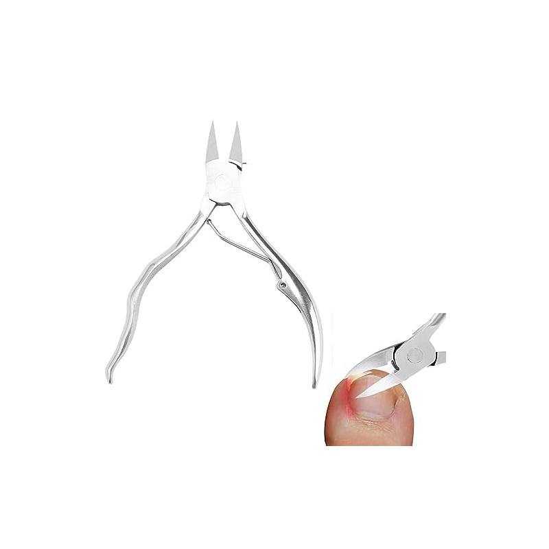 Alicate de Cutícula de Acero Inoxidable, Cortaúñas Profesional para Dedos