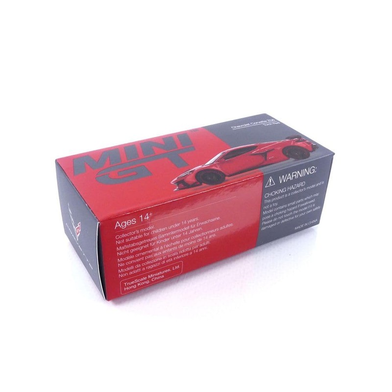Truescale Miniatures Mini GT Corvette Z06 2023 Torch Red (LHD)
