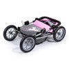Bayer Design Dolls: Trendy Pram - Grey, Pink, Dots -
