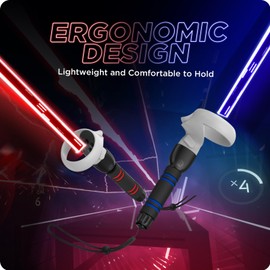 YOGES VR Game Handle Accessories Compatible with Oculus Quest 2 Controllers, Dual Handles Extension Grips Compatible with Meta Quest 2 Accessories for Beat Saber Supernatural Gorilla Tag Games