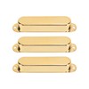 3Pcs Electric Guitar Single Coil Pickup Cover Copper Instrument Accessory