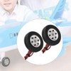 Dilwe RC Wheel Brake System, 65mm Rubber Tires Wheel Brake