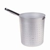 Pentole Agnelli Nudelsieb/scaldapasta Zylindrische aus Aluminium mit Griff aus Edelstahl,