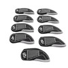 9pcs/set Golf Iron Head Covers Set Waterproof Golf Club Head