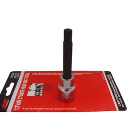 JTC Tools 1936 Head Bolt Wrench Tool –Double Hex 1/2-Inch Square Drive Set,100MM,6-Point Compatible with Toyota