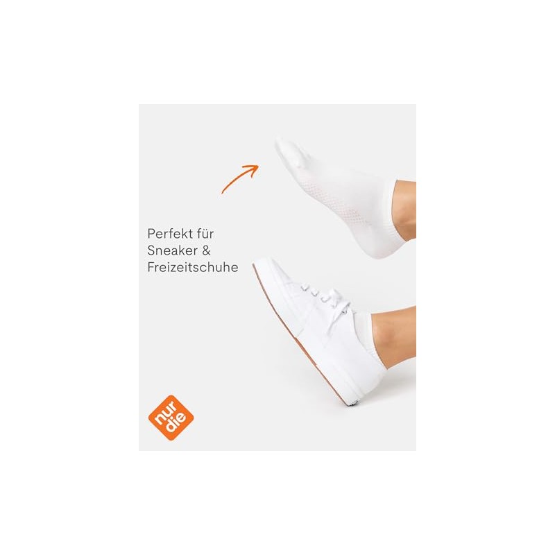 Nur Die Women's Trainers, White, 39 - 42