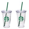 Starbucks Grande Insulated Travel Tumbler 16 OZ Double Wall Acrylic