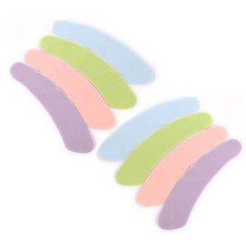 HomeSoGood 8 Set Bathroom Warmer Toilet Seat Cover Pads Washable and Reusable Cushion Toilet Seat Cushion Pad for Winter Bathroom Toilet(8 Pairs)