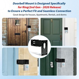 Stainless Steel Doorbell Mount for Ring(2nd Gen-2020 Release), Adjustable