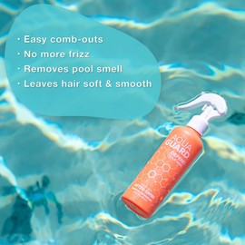 AquaGuard After-Swim UV Leave-In Detangler - Smoothes, Softens & Protects Hair From the Sun - Paraben & Gluten Free, Vegan, Color Safe, Leaping Bunny Certified (2-pack)