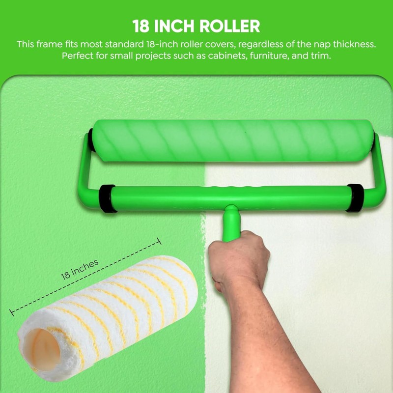 BetterGrip Ergonomic Paint Roller - 18 inch Paint Roller Frame