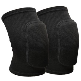 Anti slip sponge, soft and breathable men's, women's, girls black knee pads suitable for sports scenes such as volleyball, football, dance, yoga, wres
