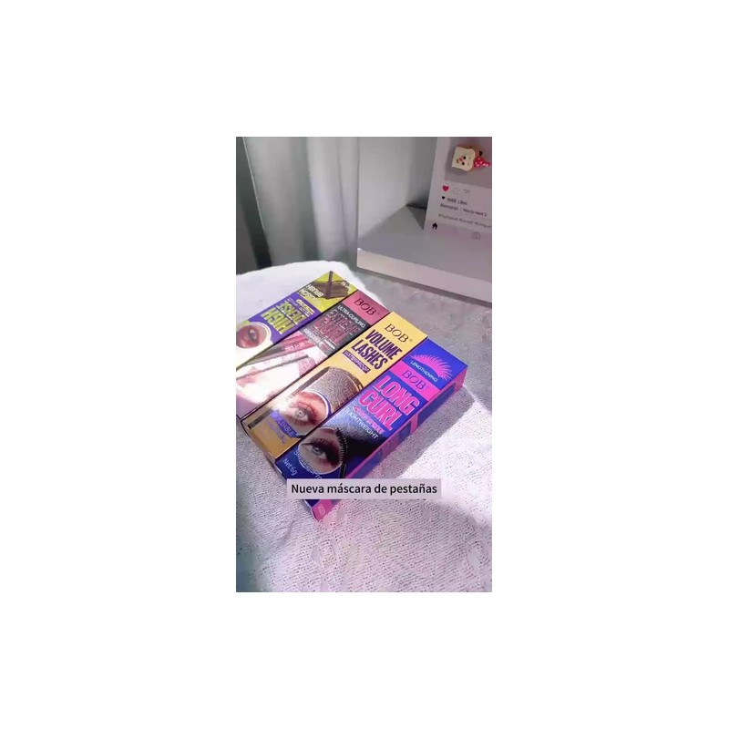 Máscara De Pestañas Volumen Y Alargador 60g Negro+ Rizador