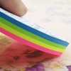 Rainbow Love Heart-Shaped Sticky Note Cube Super Sticky Removable Notes