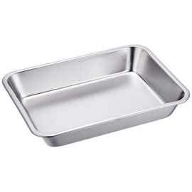 SK11 SPT-N18 Stainless Steel Parts Tray, External Dimensions 7.4 x 5.6 x 1.2 inches (187 x 142 x 30 mm), Approx. 0.6 L (0.6 L)