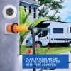 Nilight 50 Amp to 30 Amp RV Power Adapter Twist