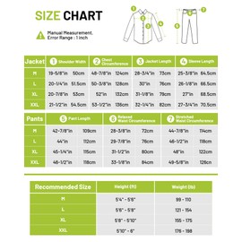 Oumurs Motorcycle Rain Suit For Men & Women Waterproof Motorcycle Rain Gear Fishing Riding Golf Working Bike Hunting Camping Rain Coat, Lightweight Nylon Reflective Rain Jacket Rain Pants