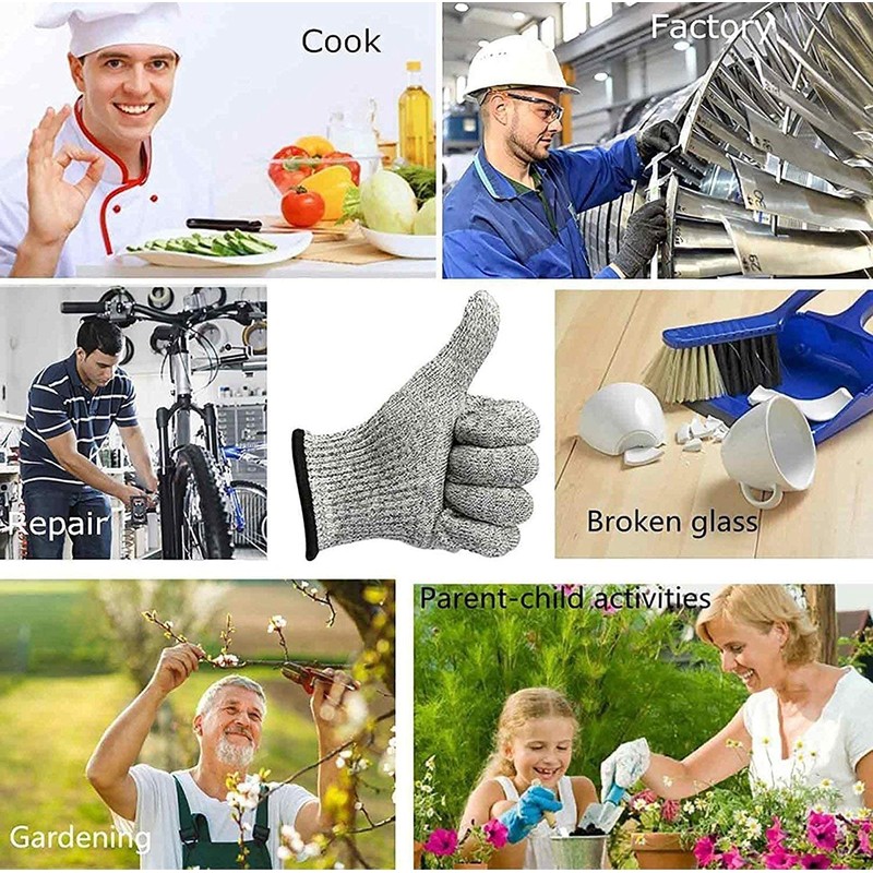 Cut Resistant Gloves for Kitchen-Meat Cutting,Mandolin slicing,Food Grade,High performance level