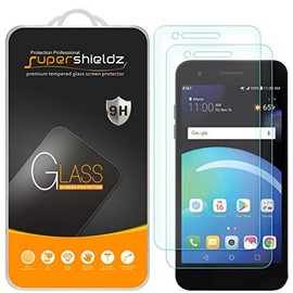 Supershieldz (2 Pack) Designed for LG Phoenix 4 Tempered Glass Screen Protector, Anti Scratch, Bubble Free