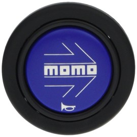 Momo (Peaches) Horn Buttons [Arrow Blue] Arrow Matt Blue (No Center Ring) HB – 20 
