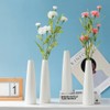 Ericotry 22CM / 8.7Inch Height Glass Flower Vase Desktop Minimalist