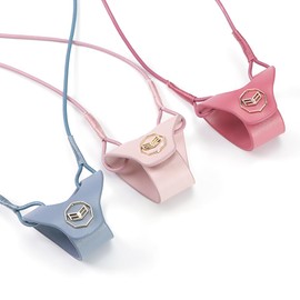 Royal Bagger Fashion Genuine Leather Eyeglass Neck Strap, Portable Sunglasses Holder, Anti-Loss Glasses Cord for Women 3130 (Wine Red)