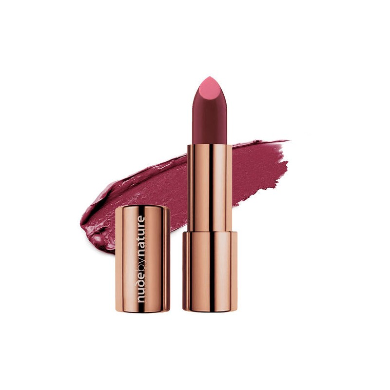 Nude by Nature Moisture Shine Lipstick 07 Deep Plum 4G