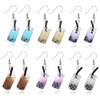 6 Pairs Cute Pearl Milk Tea Dangle Earrings Tea Drop