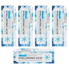 Paquete 5 Serum Esencia Ácido Hialurónico Cuidado Facial Reparadora Piel Hidratante y Suave Liquido Facial
