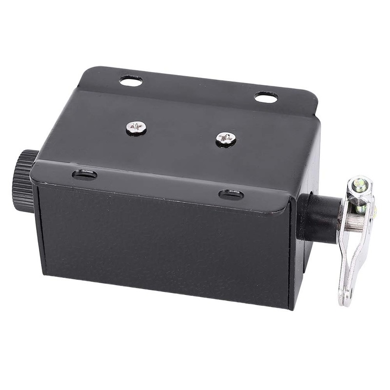 Mechanical Counter, 5 Digit D67-F 0-99999 Rotary Knob Resettable Black