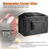 Joramoy Generator Cover While Running,Opened Double-layer