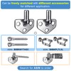 Insaga 304 Stainless Steel Gate Hinges Heavy Duty, Non-Welded Gate
