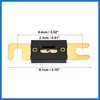 VekAuto 2pcs Fuse Replacement 120A ANL Fuses Car Audio Fuse