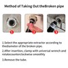 6 x Damaged Screw Extractor Sets, Easy Out Broken Bolt