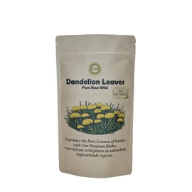 Dandelion Leaves Premium 50g – 100% Pure, Raw, Wild, Non-GMO, Vegan – Supports Liver Health, Detoxification, and Digestive Wellness – Ideal for Herbal Teas and Extracts