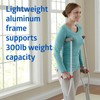 Medline Lightweight Aluminum Red Dot Guardian Crutches, for Patients 4’6”–5’2”